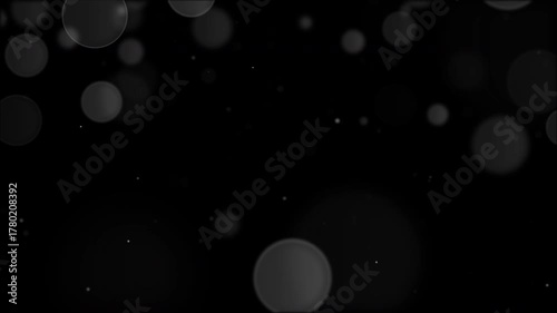 Bokeh Dust Paticles over black background