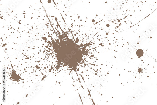 Brown Ink Splatter Texture Background Design