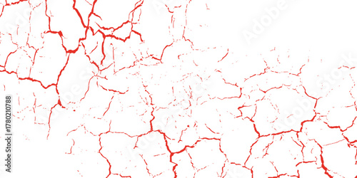 Intricate abstract crack line textures mimicking broken ground, lightning scars, or spidering veins in red versions—perfect for backgrounds or grunge-style projects.