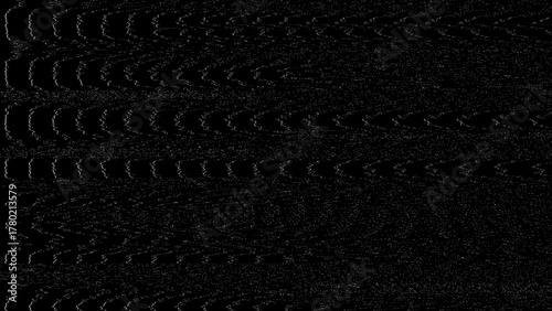 Schilderij op canvas Signal distortion effect