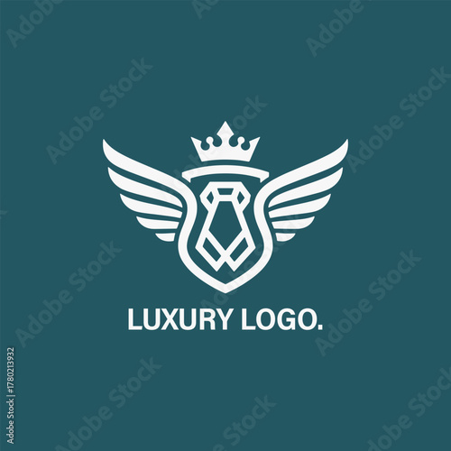 The logo is a Luxury embossed brand that focuses on simplicity, elegance, and ease of recognition.