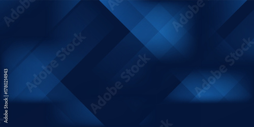 Modern black dark navy blue silver abstract pattern background. Geometric shape art pattern