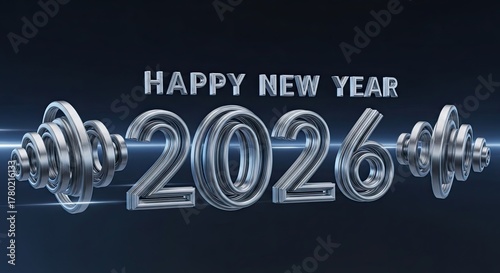 Happy New Year 2026 Fitness Goals Resolution