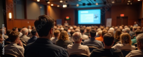 Lecture Hall Audience Attentive Listener