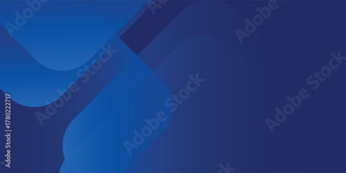 Abstract blue background with glowing geometric lines. Modern blue gradient square shape design.