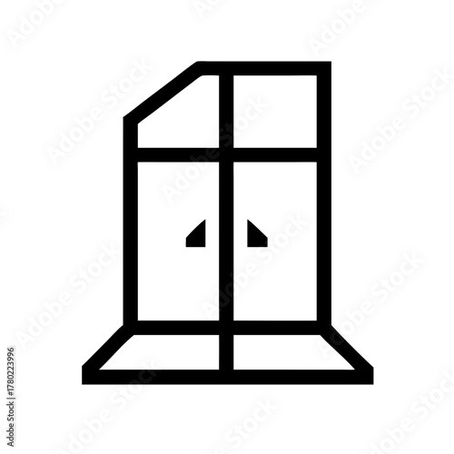 Window icon for architecture and design projects