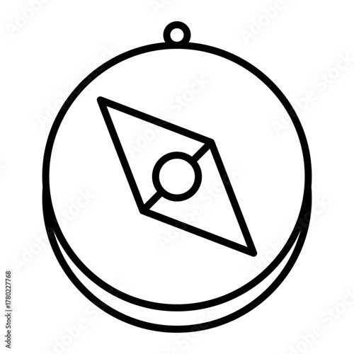 Travel, education and a teacher with students on school field trip, Location pin map line icon set