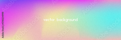 Noise Gradient Background. Abstract Grainy Bg In Pink, Purple And Blue Colors. Iridescent Hologram. Pearlescent Holographic Texture With Rainbow Foil. Chrome Backdrop With Pearl Fluid Effect