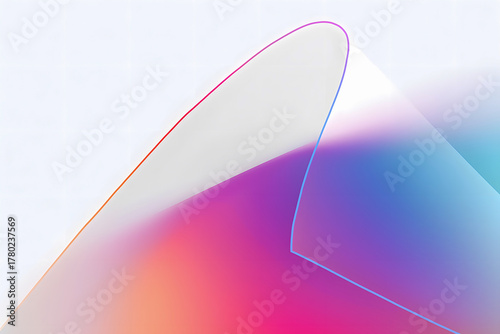 Colorful Gradient Abstract Geometric Minimal Background