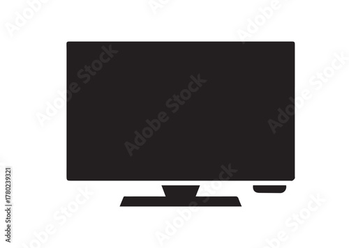 Smart TV icon, Smart TV solid vector