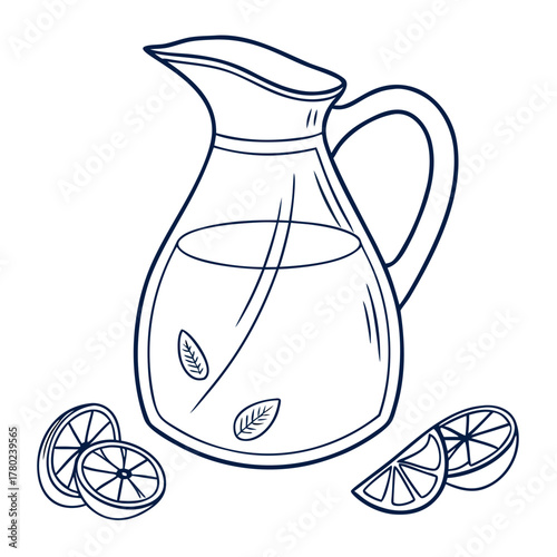 illustration of jug