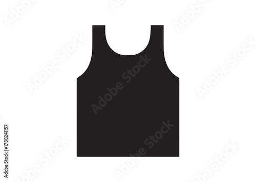 Tank shirt icon, Tank shirt solid vector
