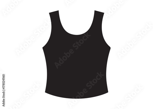 Tank shirt icon, Tank shirt solid vector