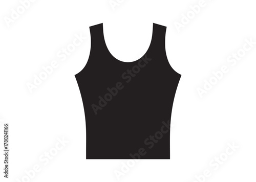 Tank shirt icon, Tank shirt solid vector