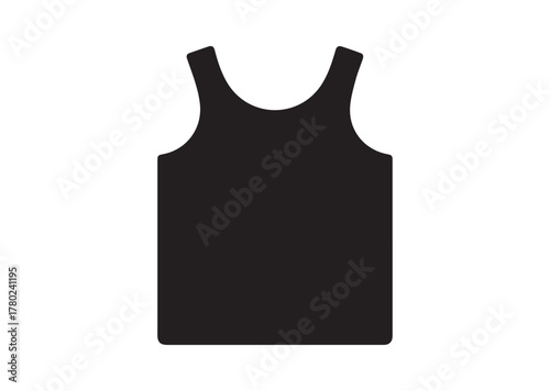 Tank shirt icon, Tank shirt solid vector