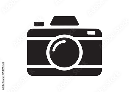 Camera icon, Camera solid vector