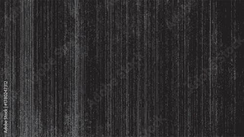 Dark gray textured background with vertical distressed lines and subtle speckles creating a grunge effect