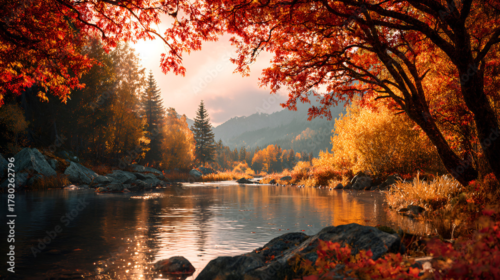 Fototapeta premium Authum