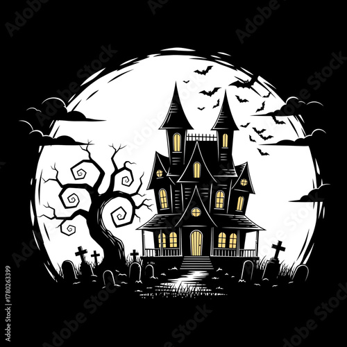 halloween pumpkin house