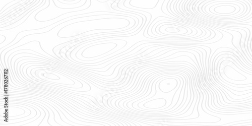 Modern location discovery vector topo map design White curve grid relief area background. topographic dynamic landscape diagram wave Topographic map geographic line texture.	
