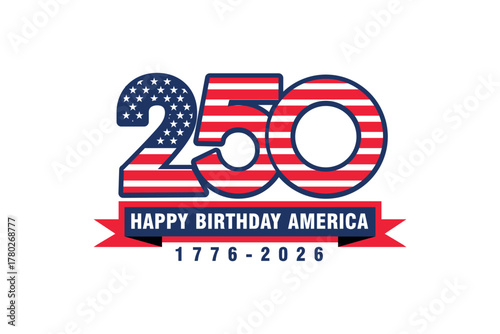 Happy Birthday America 250th anniversary