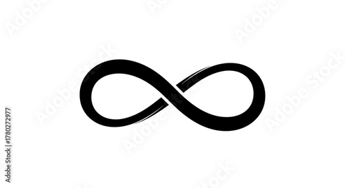 Timeless infinity symbol representing endless possibilities, eternal connection, and perpetual motion for modern concepts and designs