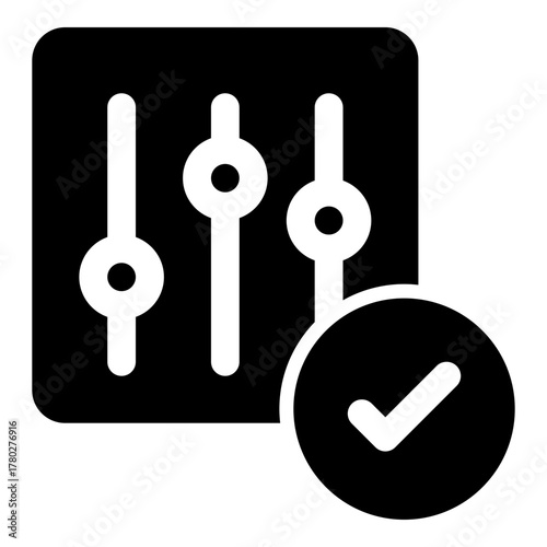 settings slider solid icon
