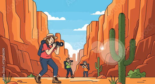 Capturing desert landscapes: a photography adventure in the canyons