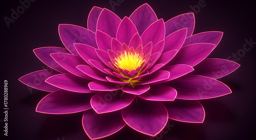 Purple Daisy Bouquet on Dark Background