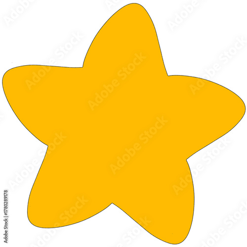 yellow star icon on white background