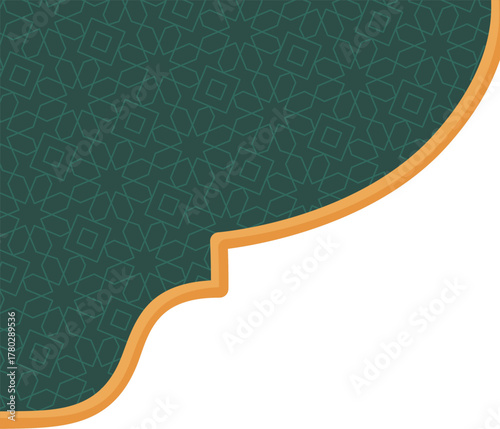 islamic frame border decoration 