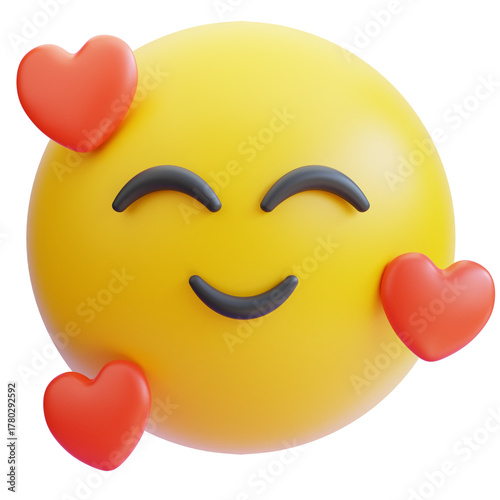 3d love emoji