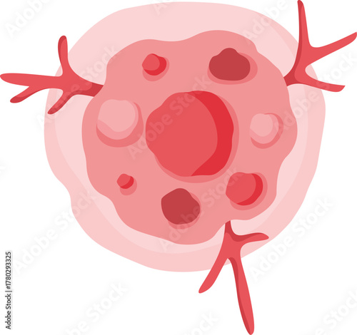 illustration of cancer cell