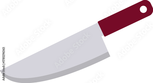 Kitchen Knife Simple Vector Illustration