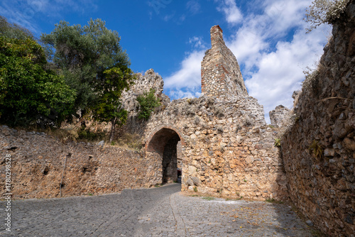Fototapeta Naklejka Na Ścianę i Meble -  The Alanya Castle view in Turkey