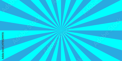 Retro abstract explosion vintage ray sunrise star sunbeam texture background. vector illustration circle light banner cartoon add banner template design.	
