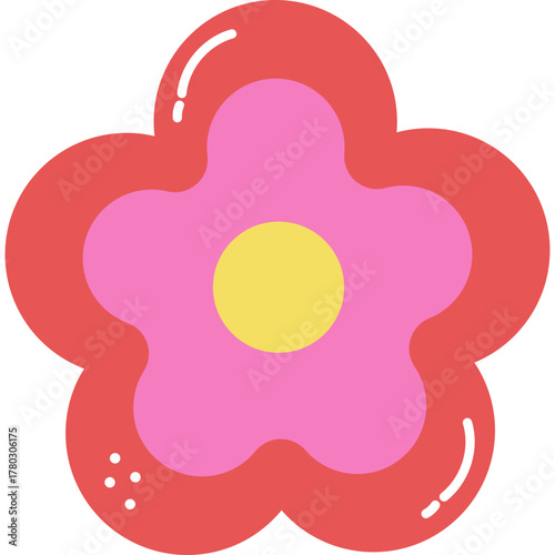 Cute Flower Illustration