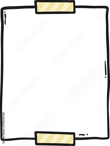 Hand-drawn Sticky Notes Illustration