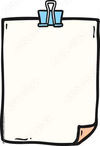 Hand-drawn Sticky Notes Illustration
