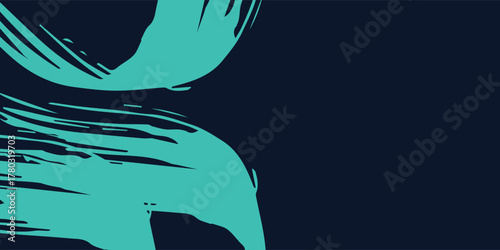 Minimal Abstract turquoise Grunge Scratch Background Template. vector eps10