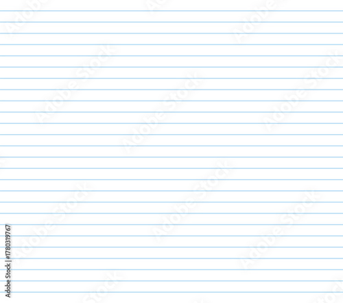 Notebook paper background. Lined notebook paper