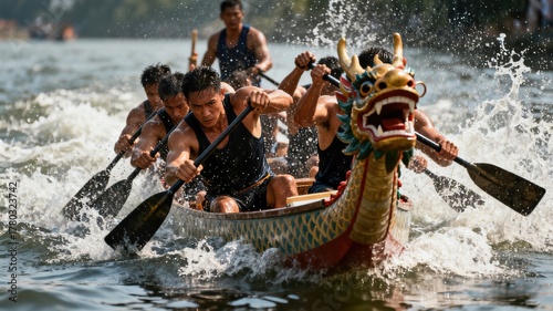Team Dragon Boat Racing, Sport, Teamwork, Competitive Scene
