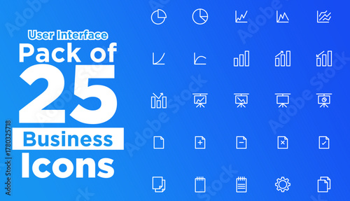 Collection of Ui Business Icons - User Interface Business Web design tech pack -  User Interface Web Design Elements -1.eps
