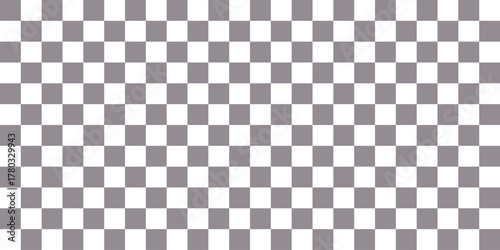 Gray and white seamless checkerboard pattern with clean geometric symmetry. Minimalist square grid design perfect for backgrounds, fabric, or digital art. Simple modern optical style.