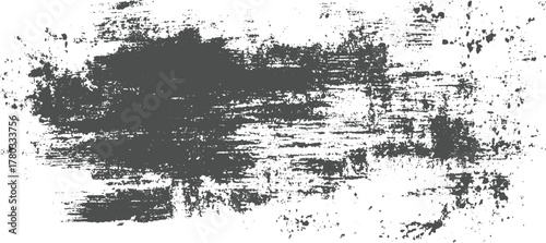 Wallpaper Mural Dark gray distressed grunge texture with splatters on white background vector Torontodigital.ca