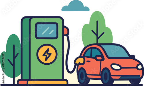 Urban Highway EV Charge Lane