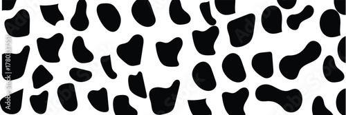 Animal skin polka seamless texture. Seamless orange and black flame pattern creating a bold fiery abstract background perfect for designs, prints, and digital artwork.