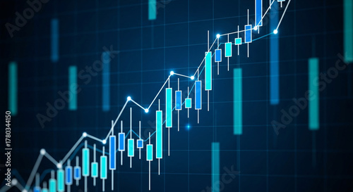 Financial Chart Business Growth Investment Graph Upward Trend