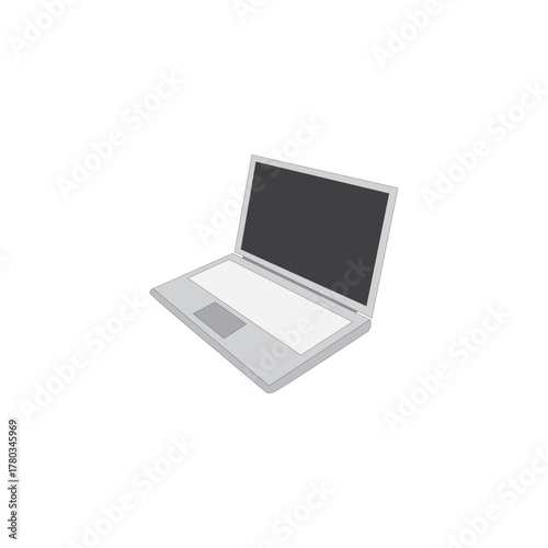 Isometric Laptop Computer Icon