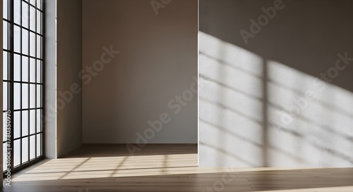Authentic Minimal Background Scene with Natural Light